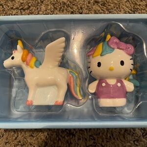 Colorful Unicorn and Kitty Toy Set